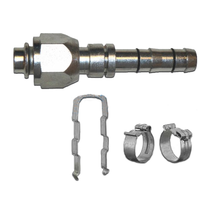 #8 Straight Female O-ring E-Z Clip Fitting