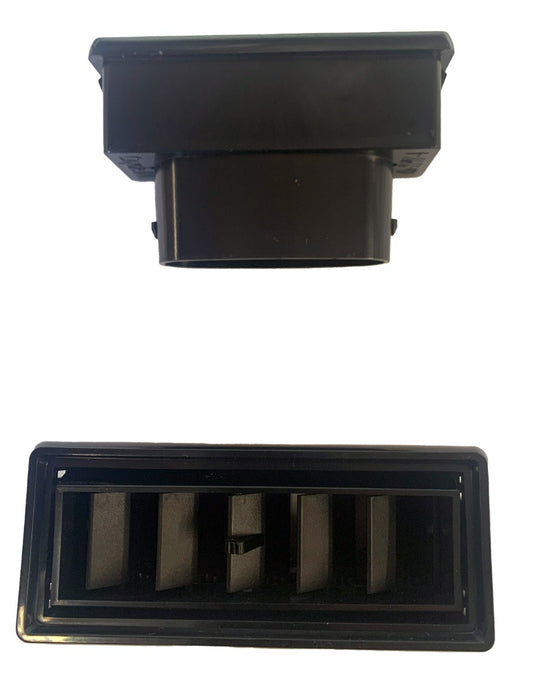 Rectangle In-dash Vent 1-3/8" X 3-1/2" 2.0" Hose Outlet