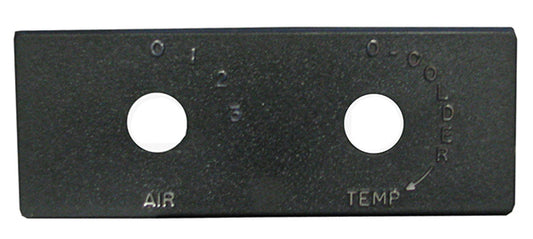 Rotary Control Large Horizontal Switch Plate