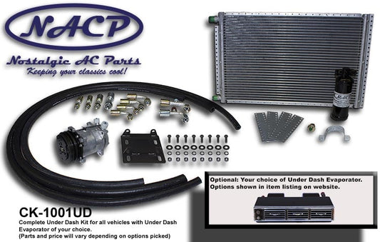 Complete Universal Underdash A/C Kit for all vehicles